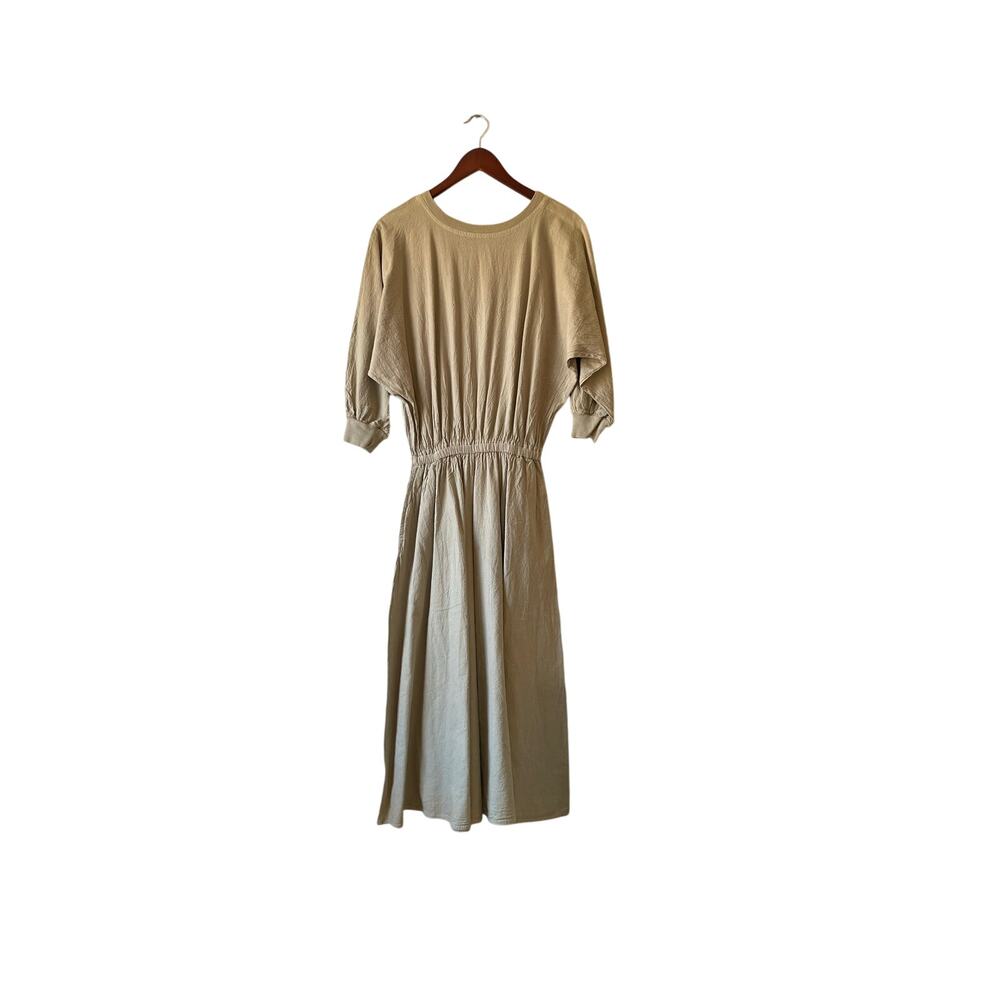 Vintage 80s boho western 100% pure cotton midi dress size small - Picture 1 of 6
